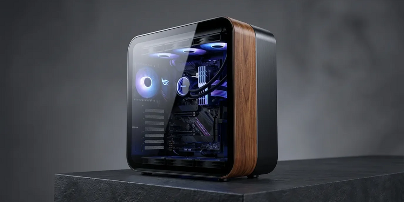 Jonsbo TK-4: Premium-Gehäuse mit Panorama-Glas und Holzoptik - Foto: über boerse-global.de