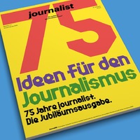 Jubiläumsausgabe: 75 Jahre journalist - mit 75 Ideen für den Journalismus - Foto: presseportal.de