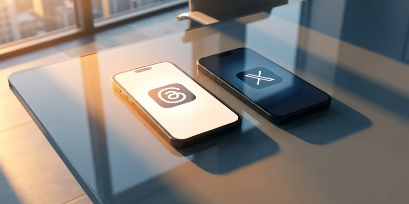 Threads überholt X bei täglicher Handy-Nutzung weltweit - Foto: über boerse-global.de