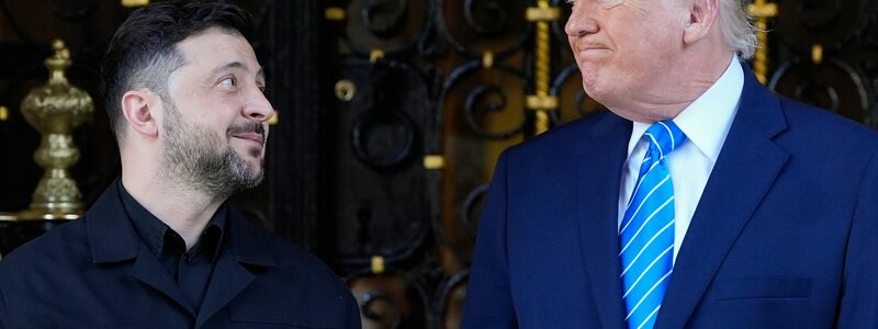 Auch eine Selenskyj-Nachricht landet auf Truth Social. (Archivbild) - Foto: Alex Brandon/AP/dpa