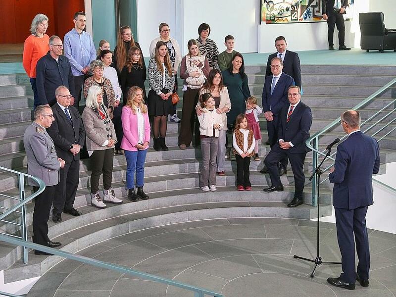 Empfang der Familienangehörigen am 20.01.2026 - Foto: via dts Nachrichtenagentur