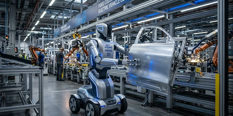 Humanoid-Roboter Alpha HMND 01 überzeugt bei Ford in Köln - Foto: über boerse-global.de