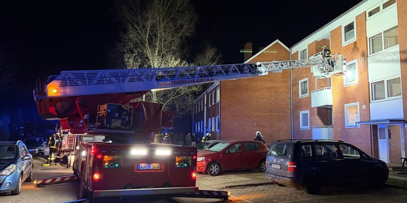 FW-AUR: Räumlichkeiten nach Küchenbrand unbewohnbar - Foto: presseportal.de