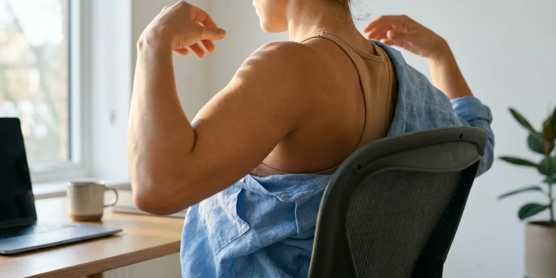 Schulterkreisen: Einfache Übung gegen den Büro-Verspannungskiller - Foto: über boerse-global.de