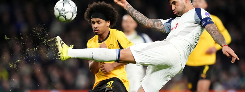 Der BVB hatte in den Zweikämpfen gegen Tottenham oft das Nachsehen. - Foto: Adam Davy/PA Wire/dpa