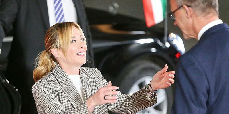 Giorgia Meloni und Friedrich Merz (Archiv) - Foto: via dts Nachrichtenagentur