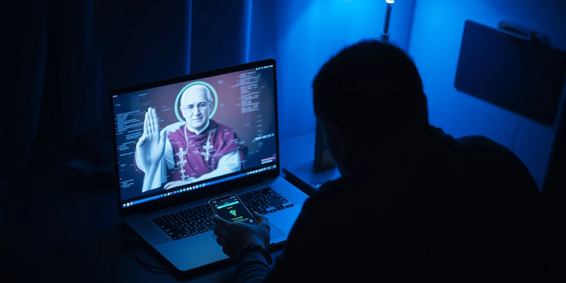 KI-Betrüger fälschen Geistliche für Spendenbetrug - Foto: über boerse-global.de