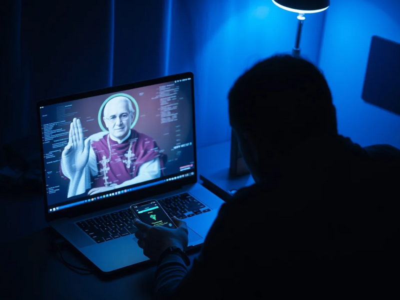 KI-Betrüger fälschen Geistliche für Spendenbetrug - Foto: über boerse-global.de