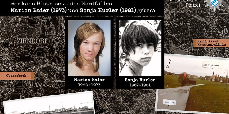 POL-MFR: (57) Mordfall Marion Baier - Kriminalpolizei Fürth findet DNA-Spur und prüft Parallelen zum Mordfall Sonja Hurler in Kempten - Foto: presseportal.de