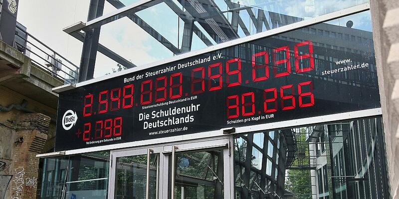 Schuldenuhr (Archiv) - Foto: via dts Nachrichtenagentur