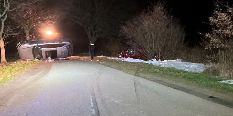 POL-ROW: Unfall nach Verfolgungsfahrt: Zwei Pkw überschlagen sich - Foto: presseportal.de