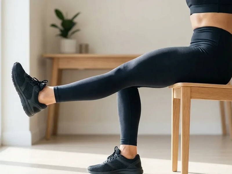 Kniestrecken im Sitzen: Die unterschätzte Waffe gegen Schmerzen - Foto: über boerse-global.de
