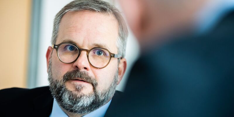 Bayer-Manager Berninger: Sorge um Auseinanderdriften Europas und der Vereinigten Staaten. (Archivbild) - Foto: Christoph Soeder/dpa