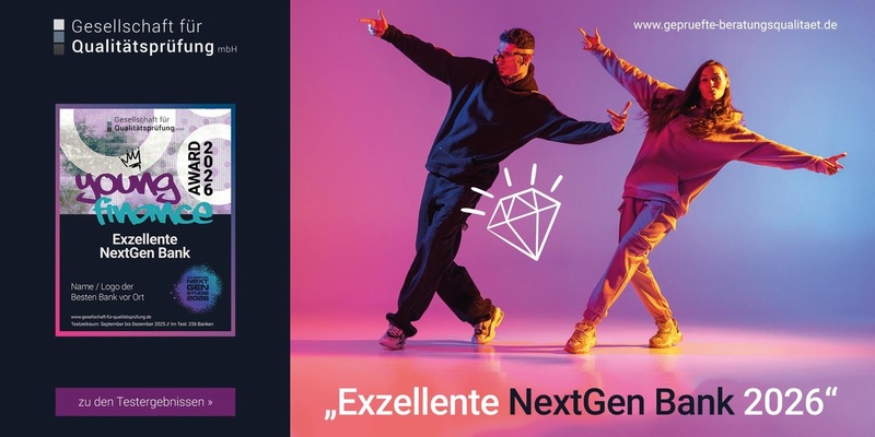 Gesellschaft für Qualitätsprüfung präsentiert die NextGen Banken 2026 - Foto: presseportal.de