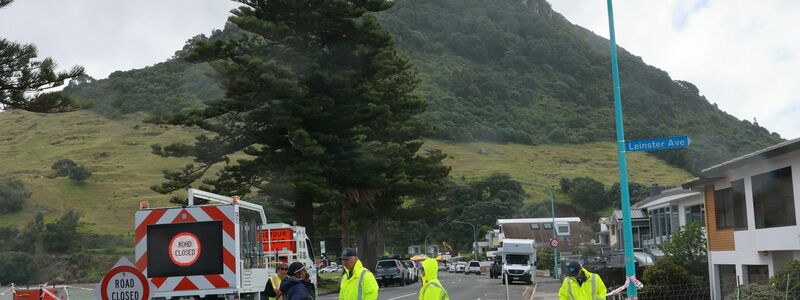 Die Suche nach den Vermissten soll auch in der Nacht fortgesetzt werden. - Foto: Mark Taylor/Waikato Times/Stuff/AP/dpa