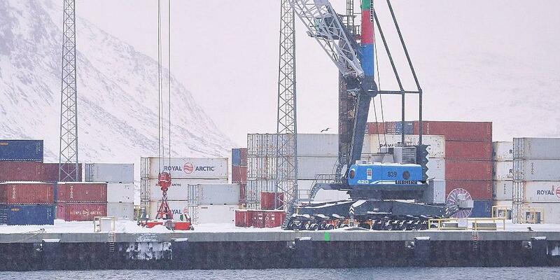 Containerhafen von Nuuk auf Grönland am 19.01.2026 - Foto: via dts Nachrichtenagentur