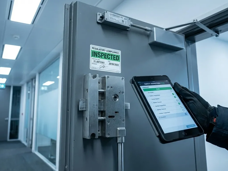 Brandschutz: Neue Kompetenzregeln für Türprüfer ab 2026 - Foto: über boerse-global.de