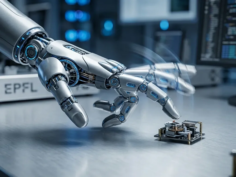 EPFL-Roboterhand löst sich ab und krabbelt autonom - Foto: über boerse-global.de