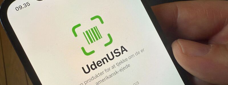 Boykott per Barcode: Eine App zeigt Dänen, welche Produkte im Supermarkt aus den USA kommen.  - Foto: Julia Wäschenbach/dpa