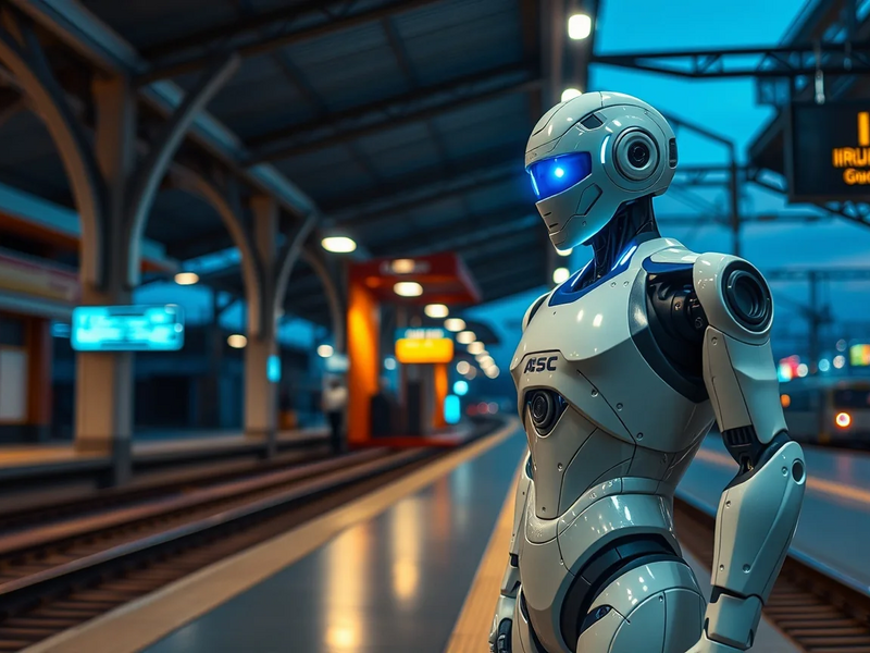 Roboter „ASC ARJUN“ soll Sicherheit auf Indiens Bahnhöfen revolutionieren - Foto: über boerse-global.de