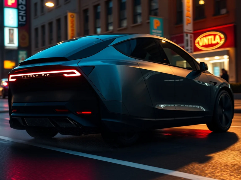 Tesla Cybercab: Spiegelloser Roboter-Taxi-Prototyp rollt durch Austin - Foto: über boerse-global.de