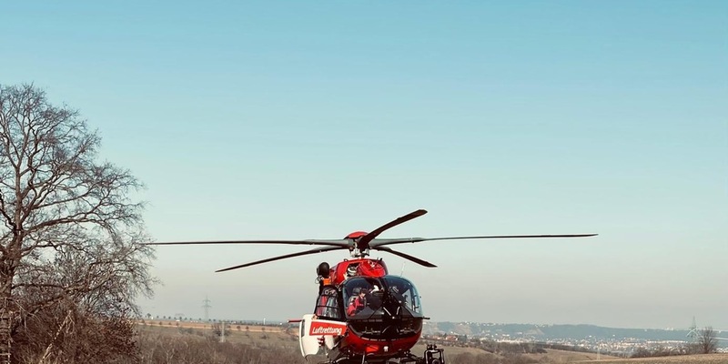 FW Dresden: Einsatz im Zschonergrund - Luftrettung nach Sturz in vereistem Gelände - Foto: presseportal.de
