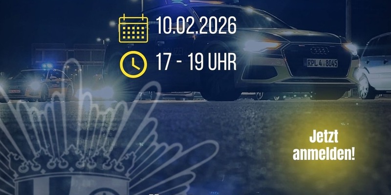 POL-PDKO: Dein Weg zur Polizei mit mittlerer Reife oder Abitur Dienstag, 10.02.2026 von 17:00 bis 19:00 Uhr - Foto: presseportal.de