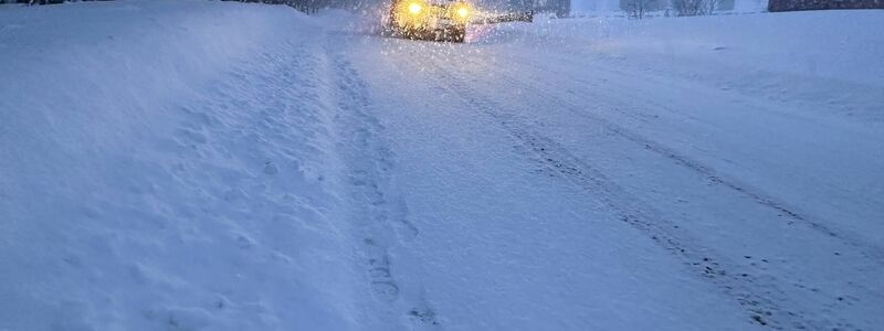 Es werden massive Schneefälle erwartet. - Foto: Cara Anna/AP/dpa