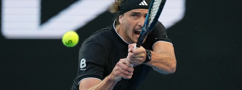 Alexander Zverev besiegte in Melbourne in der 3. Runde den Briten Cameron Norrie. - Foto: Aaron Favila/AP/dpa