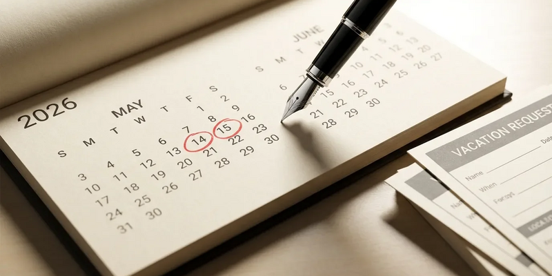 2026 wird das Jahr der knappen Brückentage - Foto: über boerse-global.de