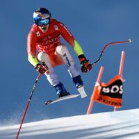 Der Schweizer Marco Odermatt zeigte wieder mal eine famose Fahrt. - Foto: Gabriele Facciotti/AP/dpa