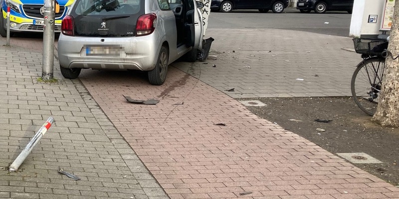 POL-MS: Pkw verunfallt auf Hammer Straße - Fahrer unter Drogeneinfluss - Foto: presseportal.de