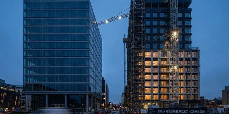 Büro-Leerstand: Umnutzung soll Wohnungsnot lindern - Foto: über boerse-global.de