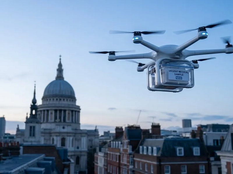 NHS startet Großoffensive mit Drohnen für medizinische Proben - Foto: über boerse-global.de