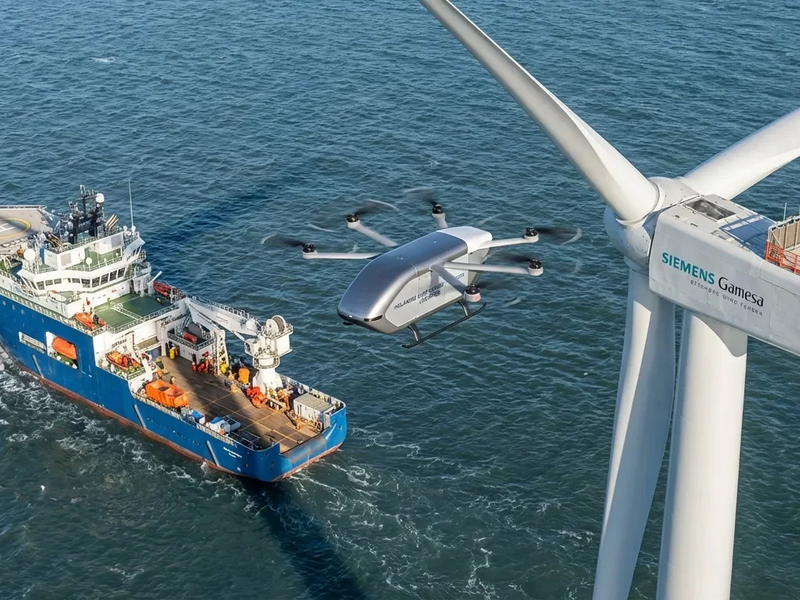 Ampelmann und Siemens Gamesa testen Drohnen für Offshore-Wartung - Foto: über boerse-global.de