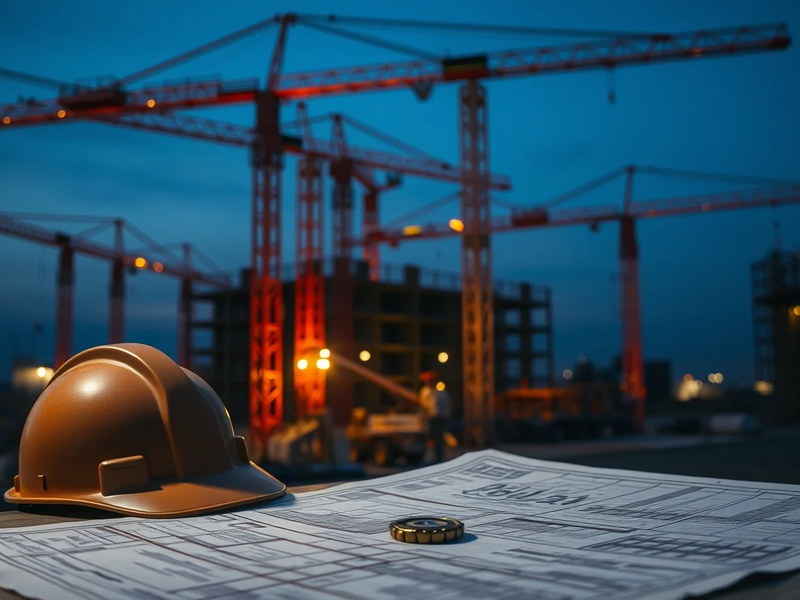 Bauindustrie verhandelt über Wegezeit und 13. Monatsgehalt - Foto: über boerse-global.de