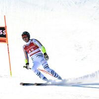 Routinier Romed Baumann scheidet im Super-G von Kitzbühel aus. - Foto: Barbara Gindl/APA/dpa
