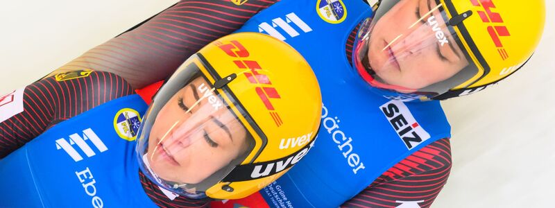  Elisa-Marie Storch und Pauline Patz fahren mit Platz zwei ihre beste Weltcup-Platzierung ein.  - Foto: Robert Michael/dpa