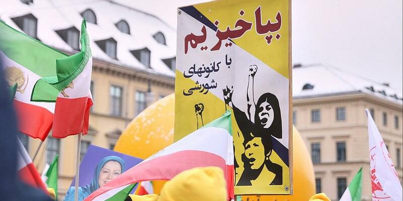 Anti-Iran-Protest (Archiv) - Foto: via dts Nachrichtenagentur