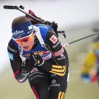 Marlene Fichtner knüpfte an ihre Leistung aus dem Einzel an. - Foto: Petr David Josek/AP/dpa