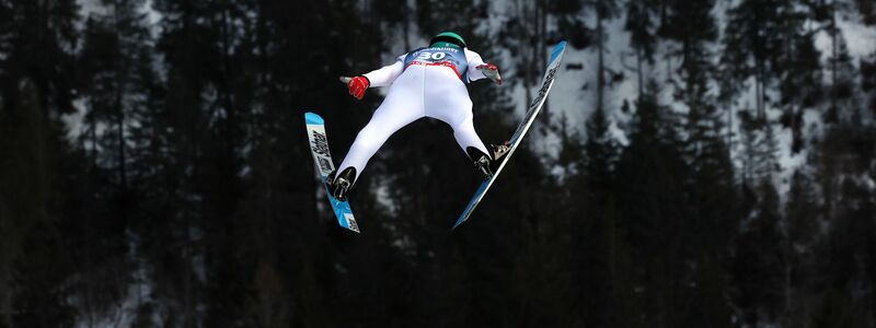 Nicht zu schlagen: Domen Prevc. - Foto: Karl-Josef Hildenbrand/dpa