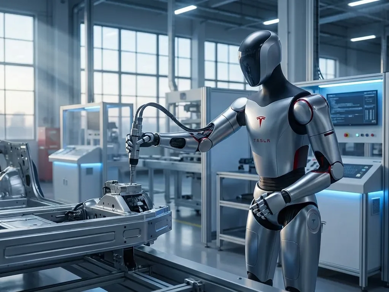 Tesla setzt humanoide Roboter in eigener Fabrik ein - Foto: über boerse-global.de