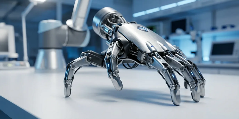 EPFL-Roboterhand löst sich vom Arm und krabbelt eigenständig - Foto: über boerse-global.de