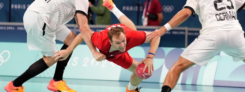 Bei Olympia 2024 nicht aufzuhalten: Dänemarks Mathias Gidsel. (Archivbild) - Foto: Marcus Brandt/dpa