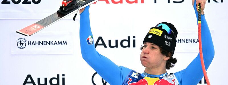 Giovanni Franzoni ist der Shootingstar im alpinen Ski-Weltcup. - Foto: Barbara Gindl/APA/dpa