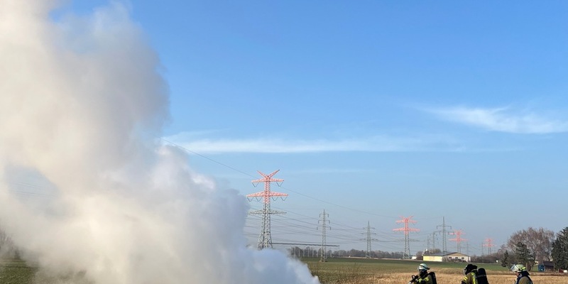 FW Weinheim: Brand von Unrat in der Bertleinssiedlung - Foto: presseportal.de