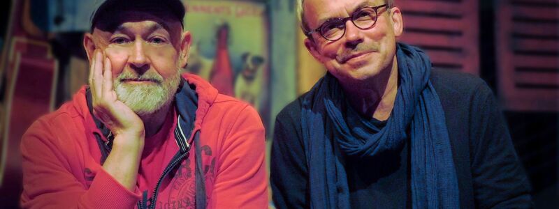 Seit Anfang der 80er-Jahre bildeten Henni Nachtsheim (rechts) und Gerd Knebel das Komiker-Duo Badesalz. (Archivbild) - Foto: Gaby Bresslein/Badesalz/dpa