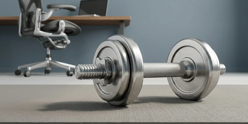 Kurzhantel-Rudern: Die Geheimwaffe gegen den Büro-Rücken - Foto: über boerse-global.de
