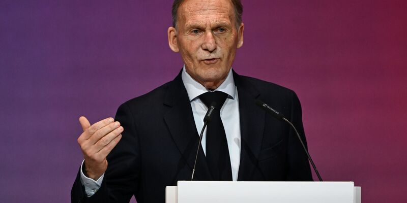 Ligapräsident Hans-Joachim Watzke: mahnende Worte beim DFL-Neujahrsempfang. - Foto: Florian Wiegand/dpa