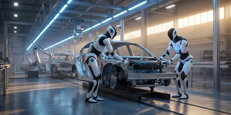 Tesla setzt erstmals humanoide Roboter in Fabriken ein - Foto: über boerse-global.de